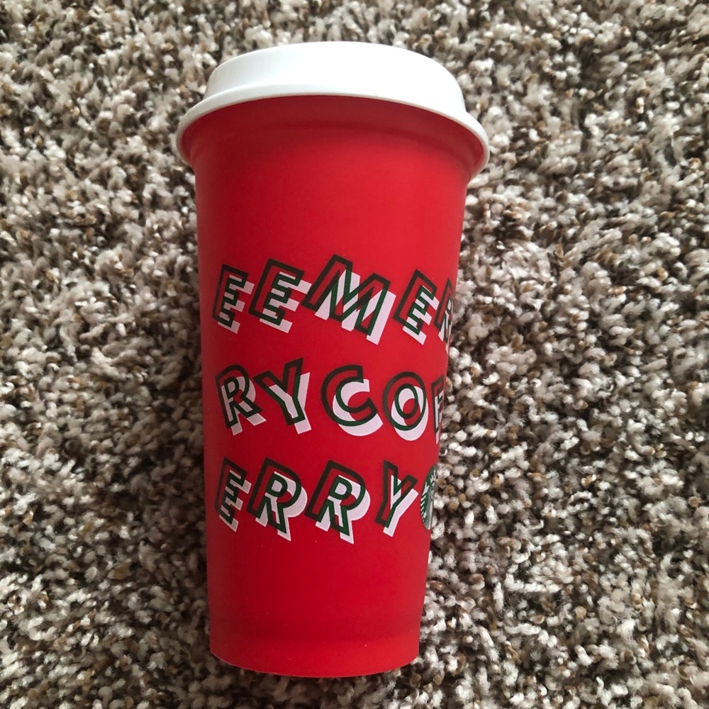 Starbucks vintage red limited edition holiday 2019 cup